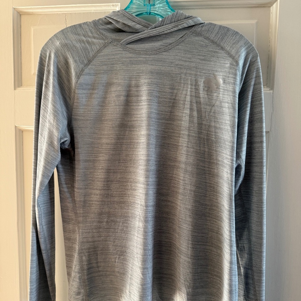 Rabbit Wms Upf 3 Deflector Thistle Down Long Sleeve Hooded Top sized Med